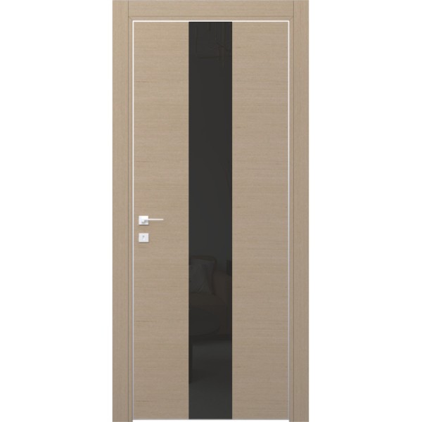 Двери Dooris GLASS WOOD GW09 шпон