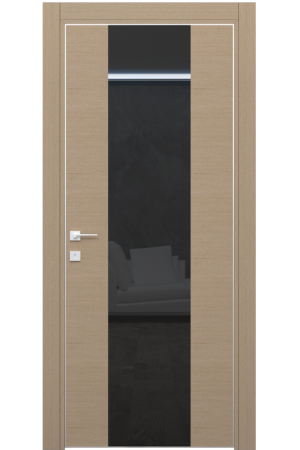 Двері Dooris GLASS WOOD GW07 шпон