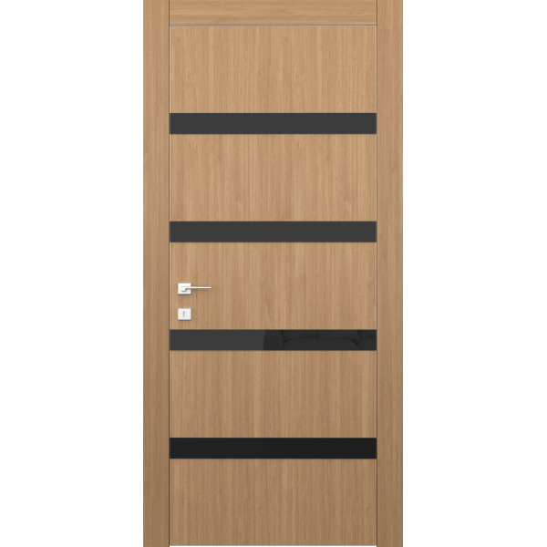 Двери Dooris GLASS WOOD GW03 шпон