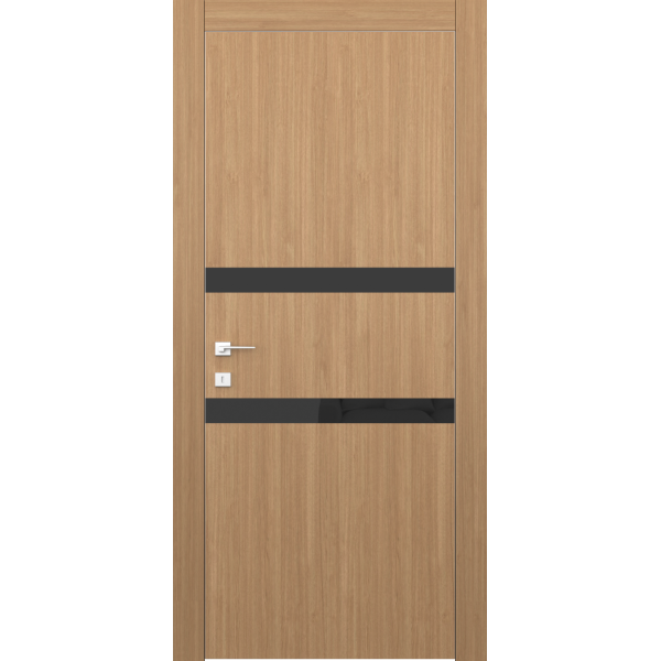 Двери Dooris GLASS WOOD GW02 шпон