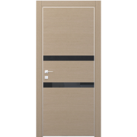 Двери Dooris GLASS WOOD GW02 шпон