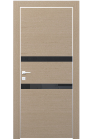 Двері Dooris GLASS WOOD GW02 шпон