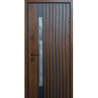 Входные двери Straj PROOF Rio-S Loft дуб темний/дуб темний