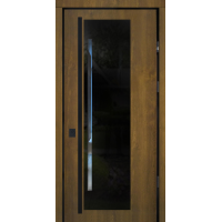 Входные двери Straj PROOF StarMax Glass DMD 1800 дуб темний