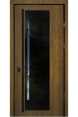 Вхідні двері Straj PROOF StarMax Glass DMD 1800 дуб темний